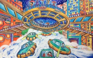 科技互动素材 33张科技与传承 科技科幻绘画获奖素材